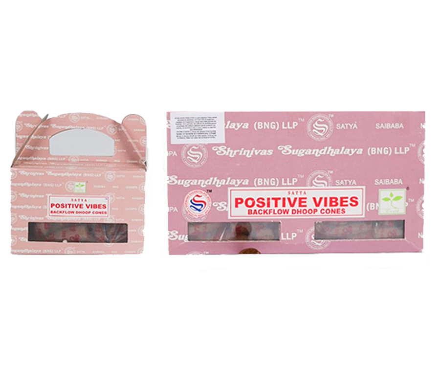 Satya Positive Vibes Backflow Cones